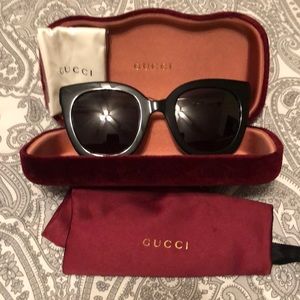 Gucci Sunglasses with Clear Arms